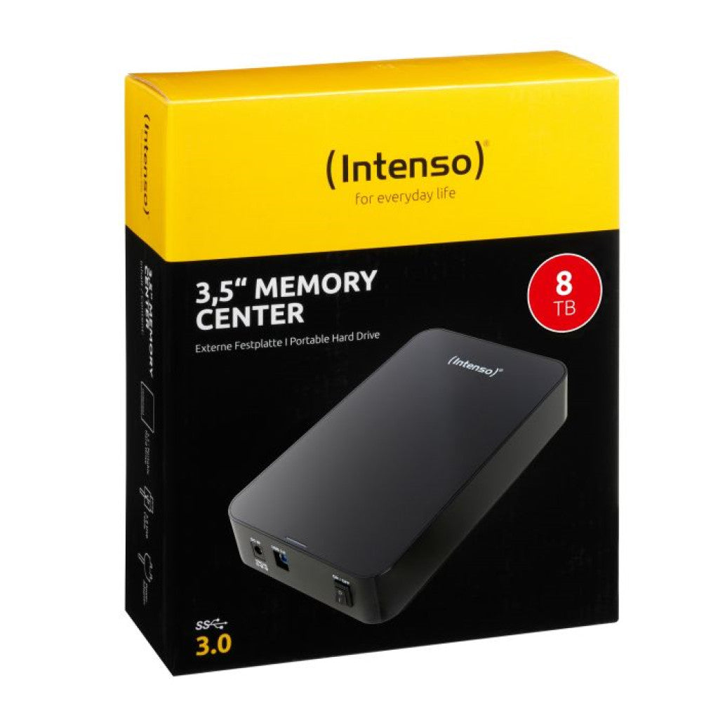 Prenosni disk 8,9cm (3,5") 8TB USB 3.0 Intenso Memory Center