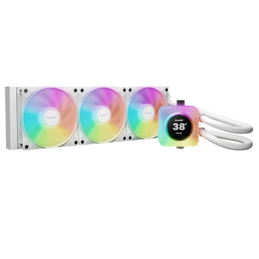 Vodno hlajenje be quiet! Light Loop IO LCD - 360mm RGB bela (BW033)