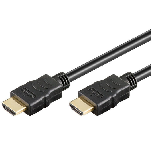 Kabel HDMI(m)=>HDMI(m) v2.0b 10,00m 4K/60Hz pozlačeni kontakti Goobay (61163)