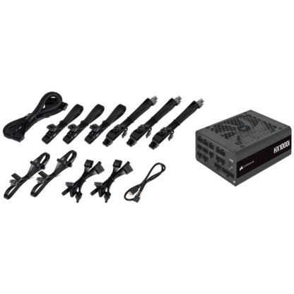 Napajalnik - 1000W Corsair HX1000i 80Plus Platinum 92% ATX 3.0 Modular 140mm črna (CP-9020259-EU)