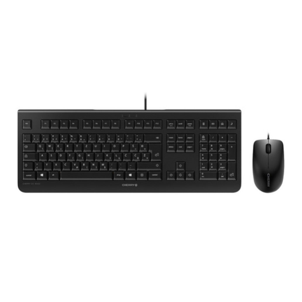 Tipkovnica  +MIŠ Cherry DC 2000 črna USB SLO (JD-0800SL-2)