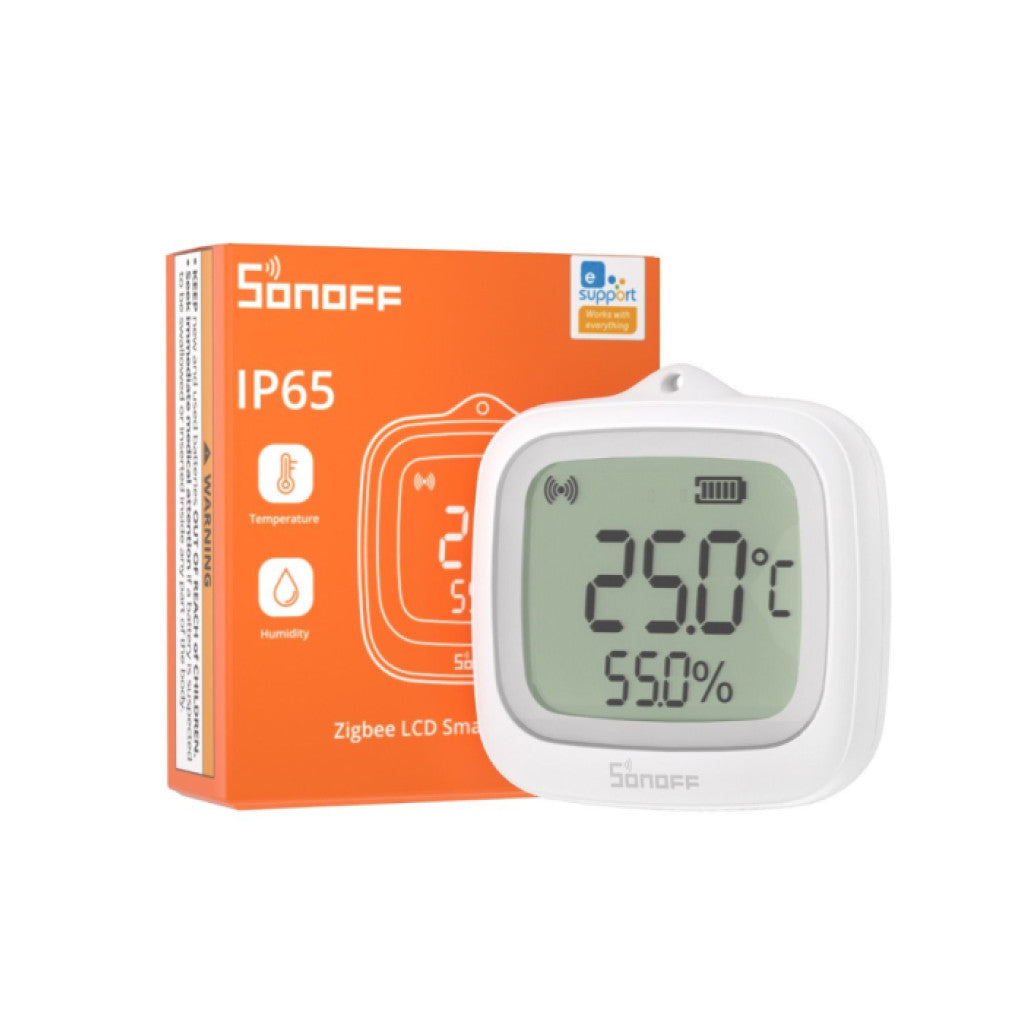 Pametna hiša - LCD pametni senzor temperature in vlage ZigBee Sonoff (SNZB-02WD)