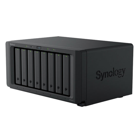 NAS ohišje Synology DS1825+ 8x3.5´´ SATA HDD/SSD 2xM.2 2280 NVMe SSD AMD Ryzen Quad-Core 2.2 GHz 8GB DDR4 2xRJ-45 2.5GbE LAN 3xUSB 3.2, 2 x USB-C expansion ports 1xGen3 x8 PCIe