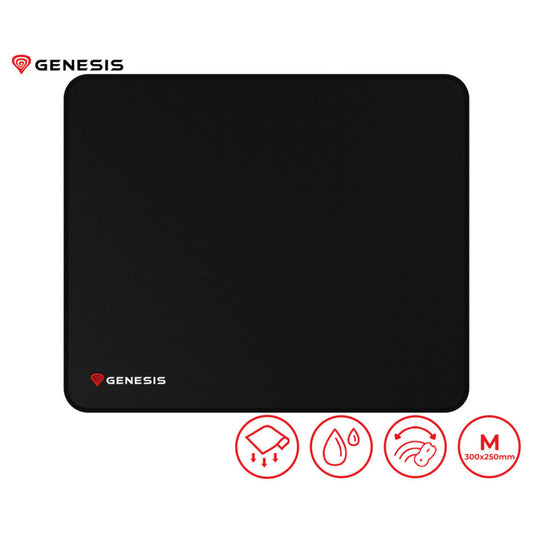 Podloga za miško Genesis mikrovlakna 300x250x2,5 CARBON M 500 LOGO vodoodporna črna ()