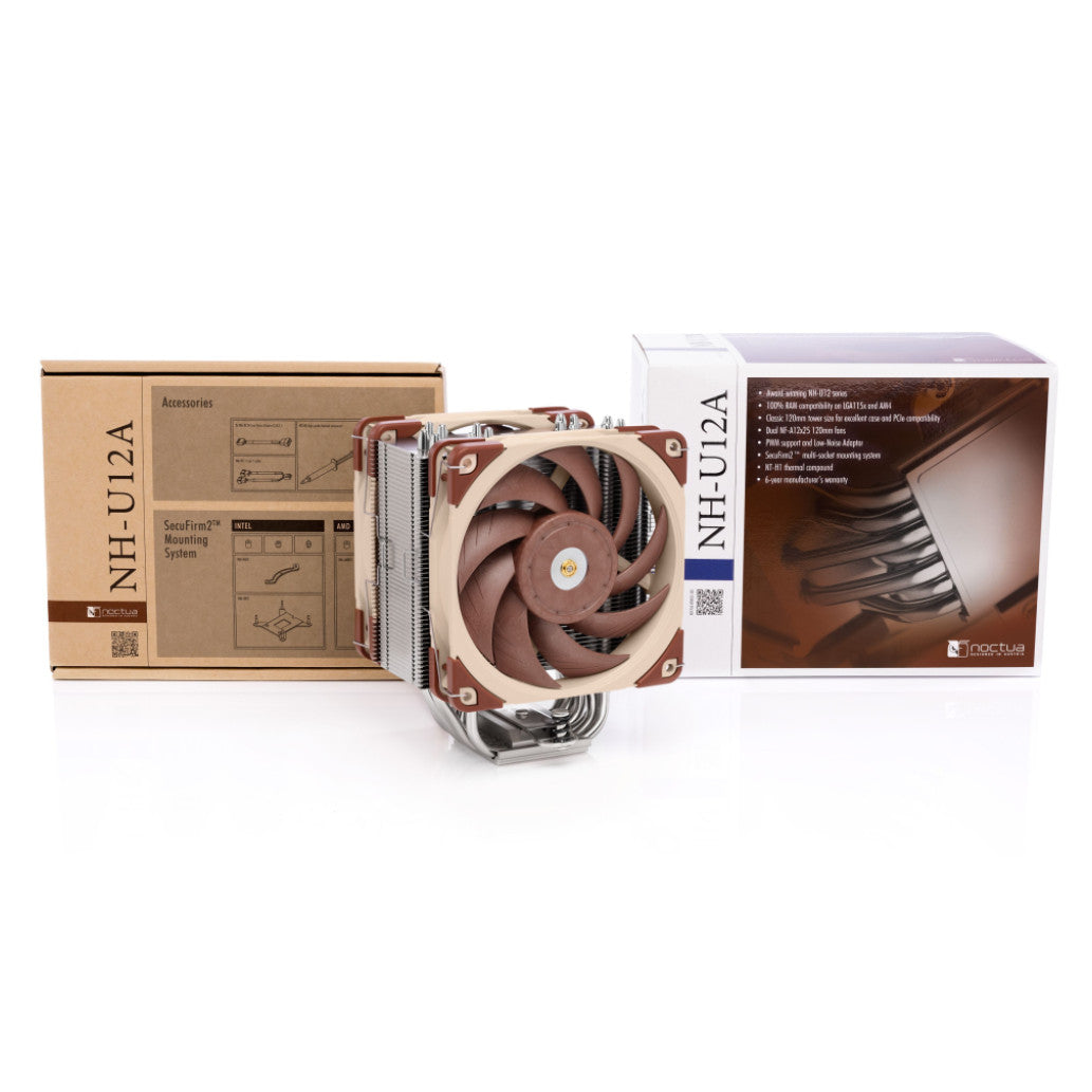 Zračni hladilnik Noctua NH-U12A - 22,6 dB 158mm rjava (8,4150110016e+11)