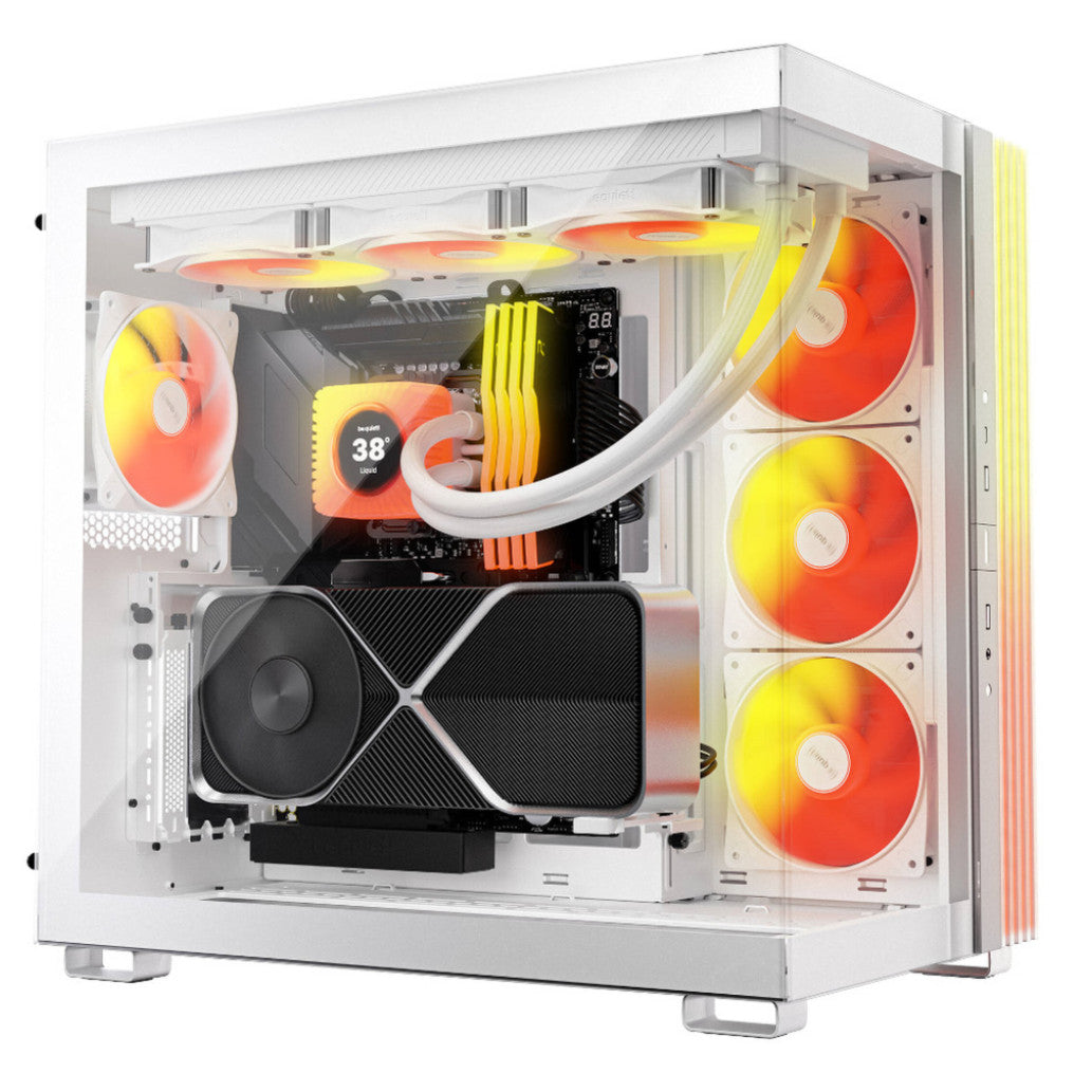 Vodno hlajenje be quiet! Light Loop IO LCD - 360mm RGB bela (BW033)