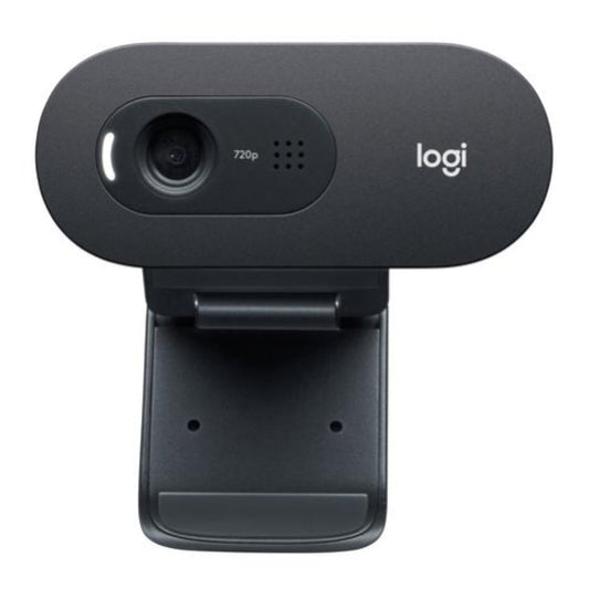 Spletna kamera Logitech C505 HD 720p 30FPS 60° USB-A črna mikrofon z redukcijo šuma (960-001364)