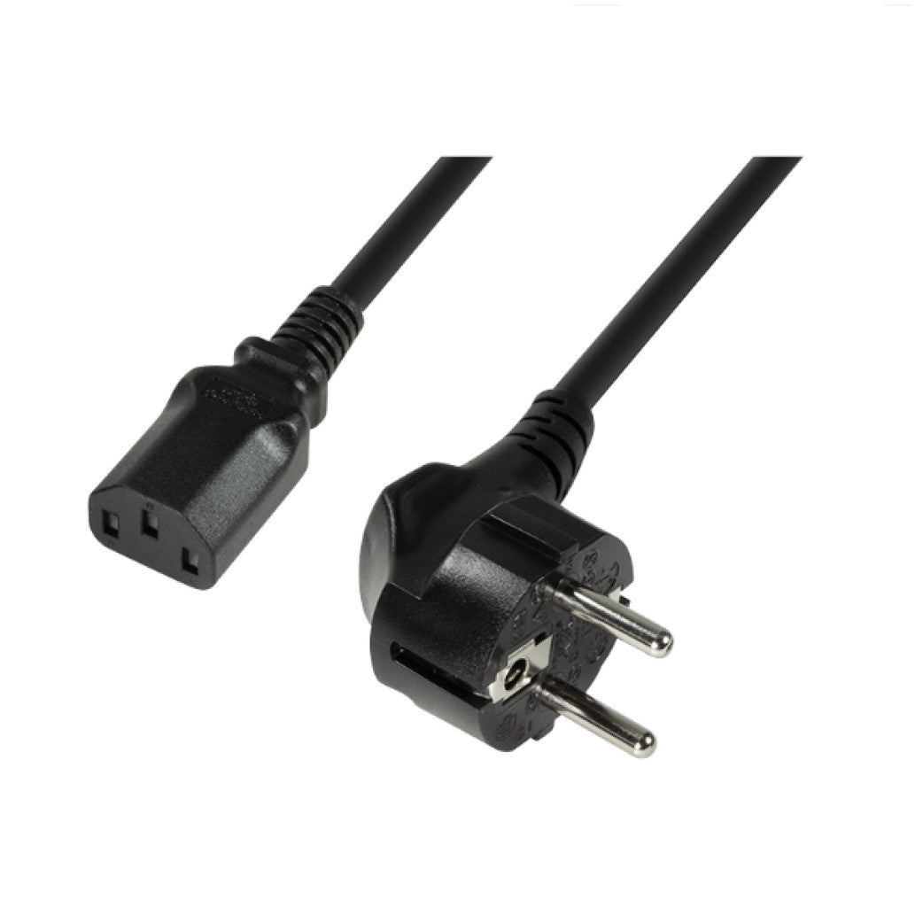 KABEL NAPAJALNI 220V 1,80m Schuko - C13 črn LogiLink (CP090)