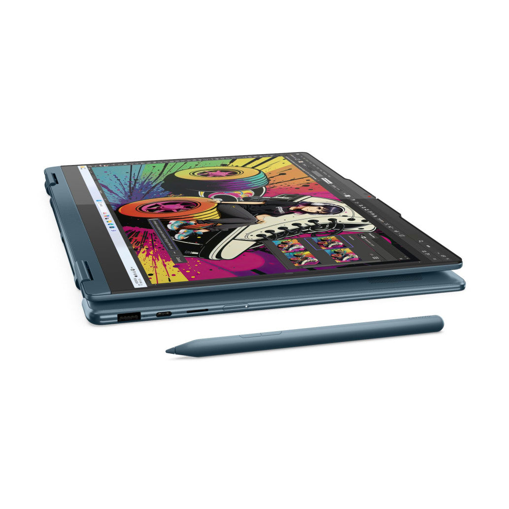 Prenosnik Lenovo 35,5 cm (14,0") Yoga 7 1920x1200 OLED 400nit Ryzen AI 5 340/24GB/SSD1TB/BL/AI Chip: 50 TOPs/ALU/AMD Radeon 840M/Win11Home (83JR0022SC)