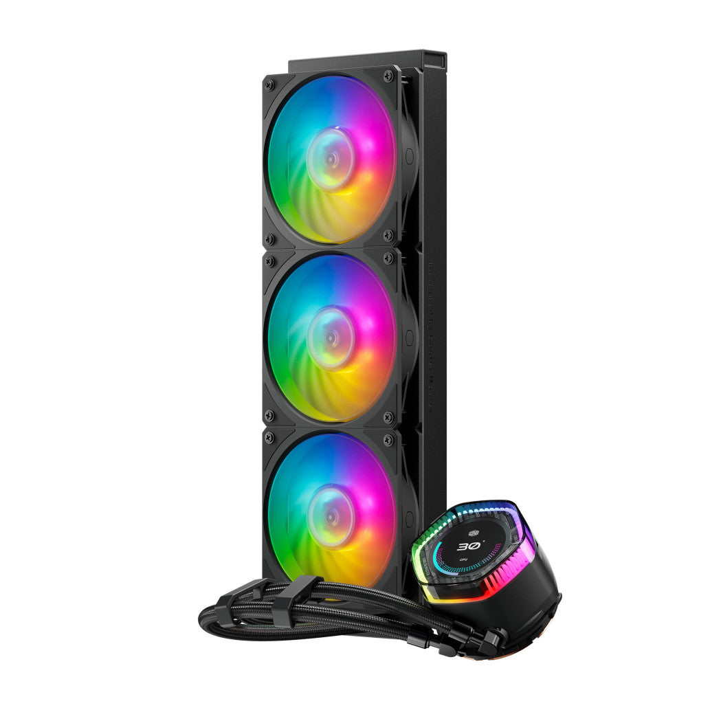 Vodno hlajenje Cooler Master MasterLiquid ION - 360mm RGB črna (MLY-D36M-A24PZ-R1)