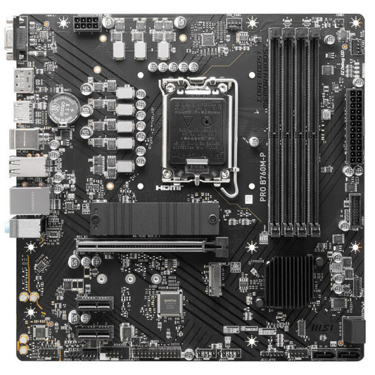 Osnovna plošča 1700 MSI PRO B760M-P microATX VGA HDMI DP