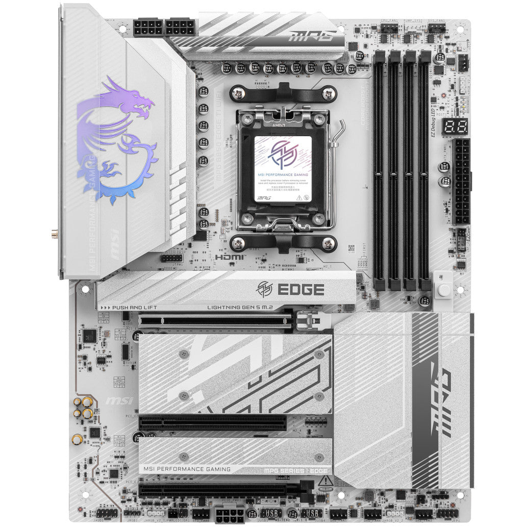 Osnovna plošča AM5 MSI MPG B850 Edge TI WiFi ATX 1xHDMI