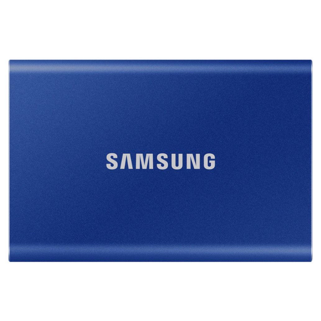 Prenosni disk SSD 2TB USB-C Samsung T7 1050/1000MB/s  - modra (MU-PC2T0H/WW)