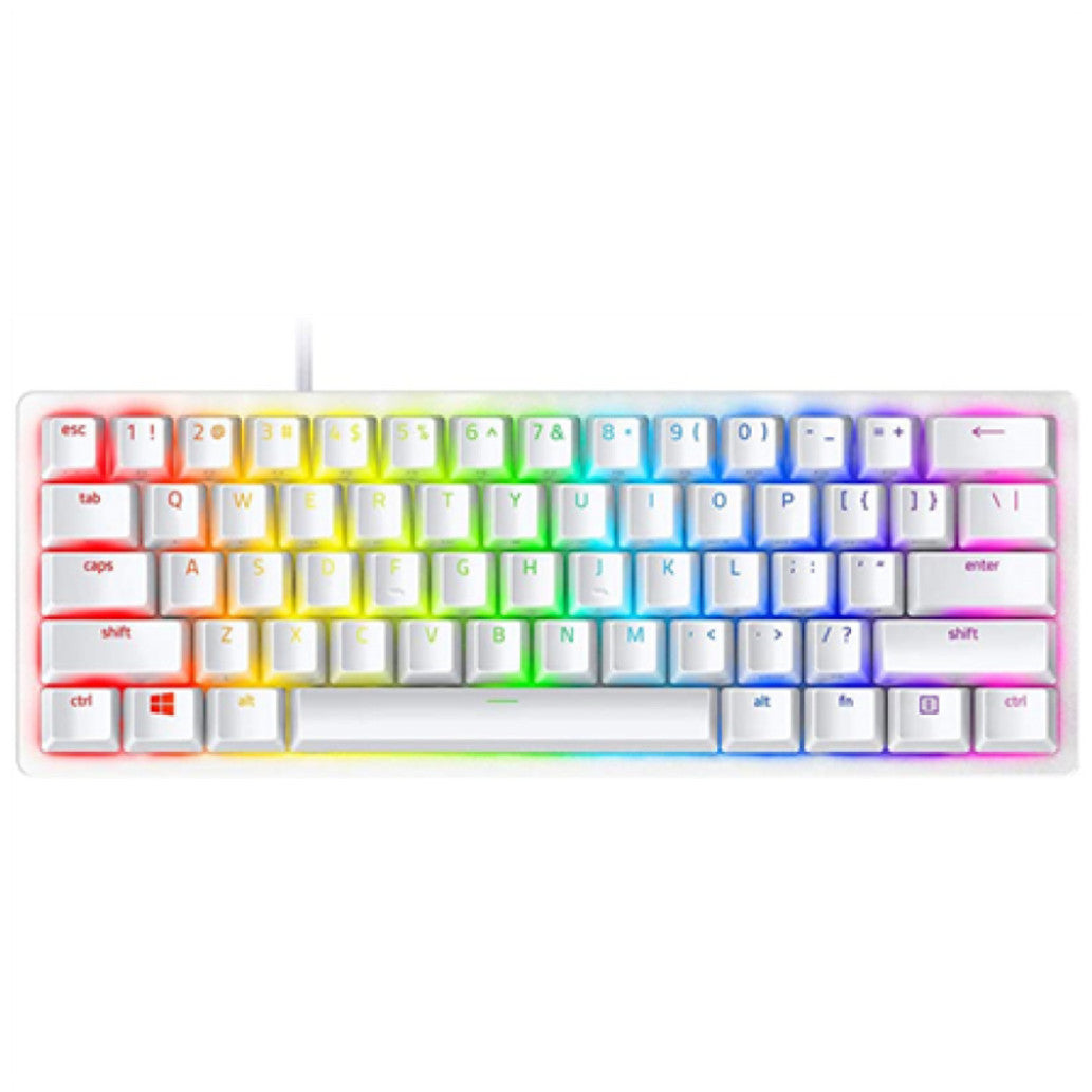 Gaming Tipkovnica Žična Razer Huntsman Mini Mercury US international | SLO gravura bela RGB Linear Optic Switch (RZ03-03390400-R3M1)