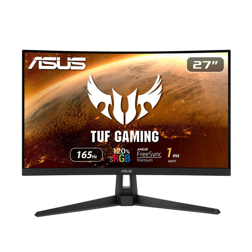 Monitor Asus 68,5 cm (27,0") VG27VH1B TUF 1920x1080 Curved Gaming VA 1ms 165Hz DVI HDMI zvočniki sRGB120%