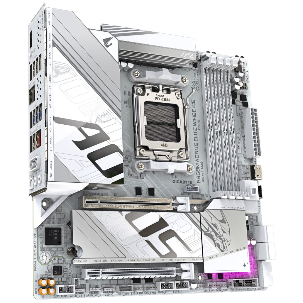 Osnovna plošča AM5 GigaByte B850M Aorus Elite WiFi6E ICE microATX 1xHDMI 1xDisplayPort