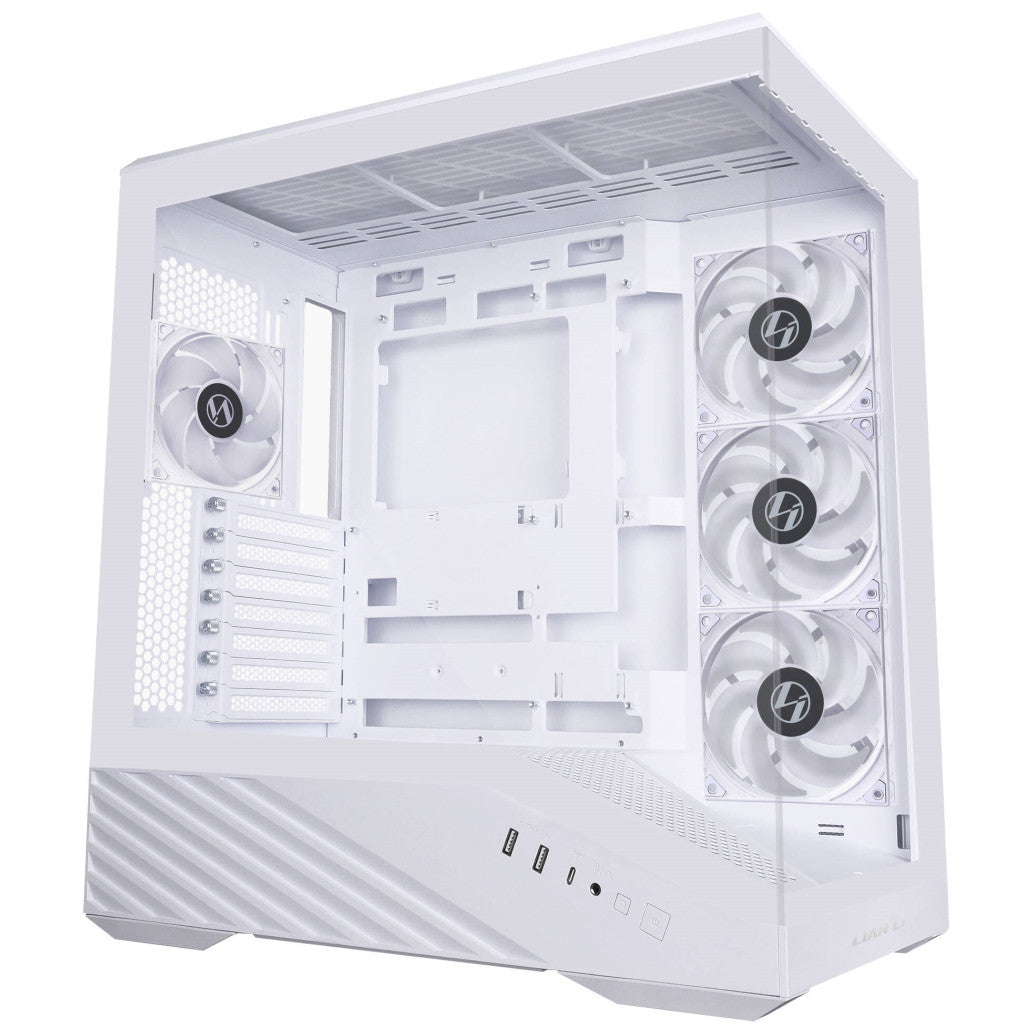 Ohišje Lian-Li Vector V100 MidiATX - bela RGB