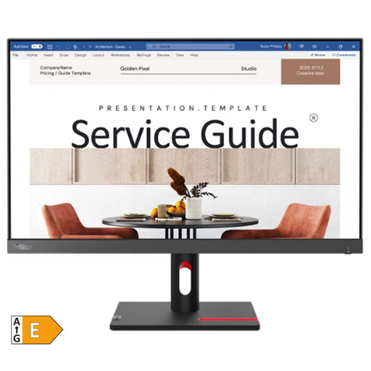 Monitor Lenovo 60,5 cm (23,8") S24i-30 1920x1080 100Hz IPS 4ms VGA HDMI  sRGB99% ThinkVision