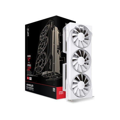 Grafična kartica AMD RX 9070 XFX Swift OC Triple fan bela - 16GB GDDR6  | 1xHDMI 2.1 3xDisplayport 2.1 (RX-97SWFB3W9)