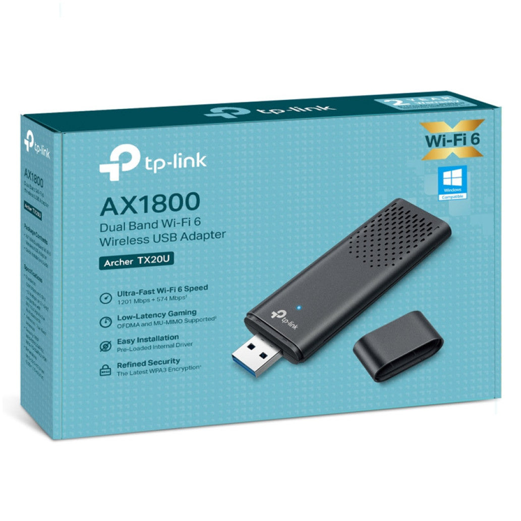 Brezžični mrežni adapter USB 3.0 TP-Link Archer AX1800 (Archer TX20U)