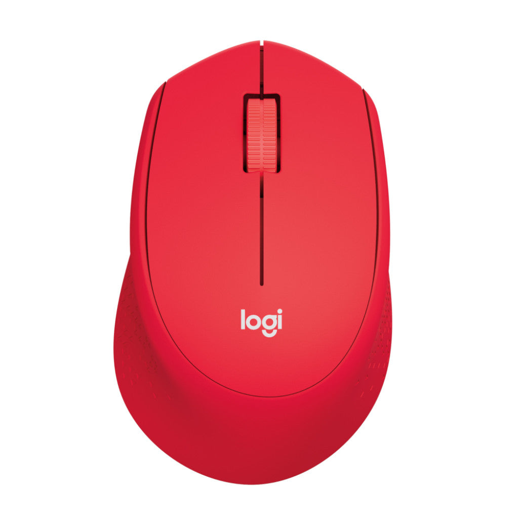 Miš Logitech brezžična optična M330 rdeča silent plus (910-004911)