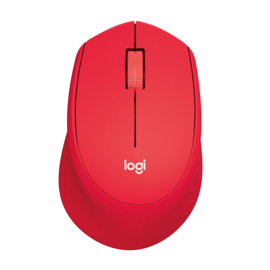 Miš Logitech brezžična optična M330 rdeča silent plus (910-004911)