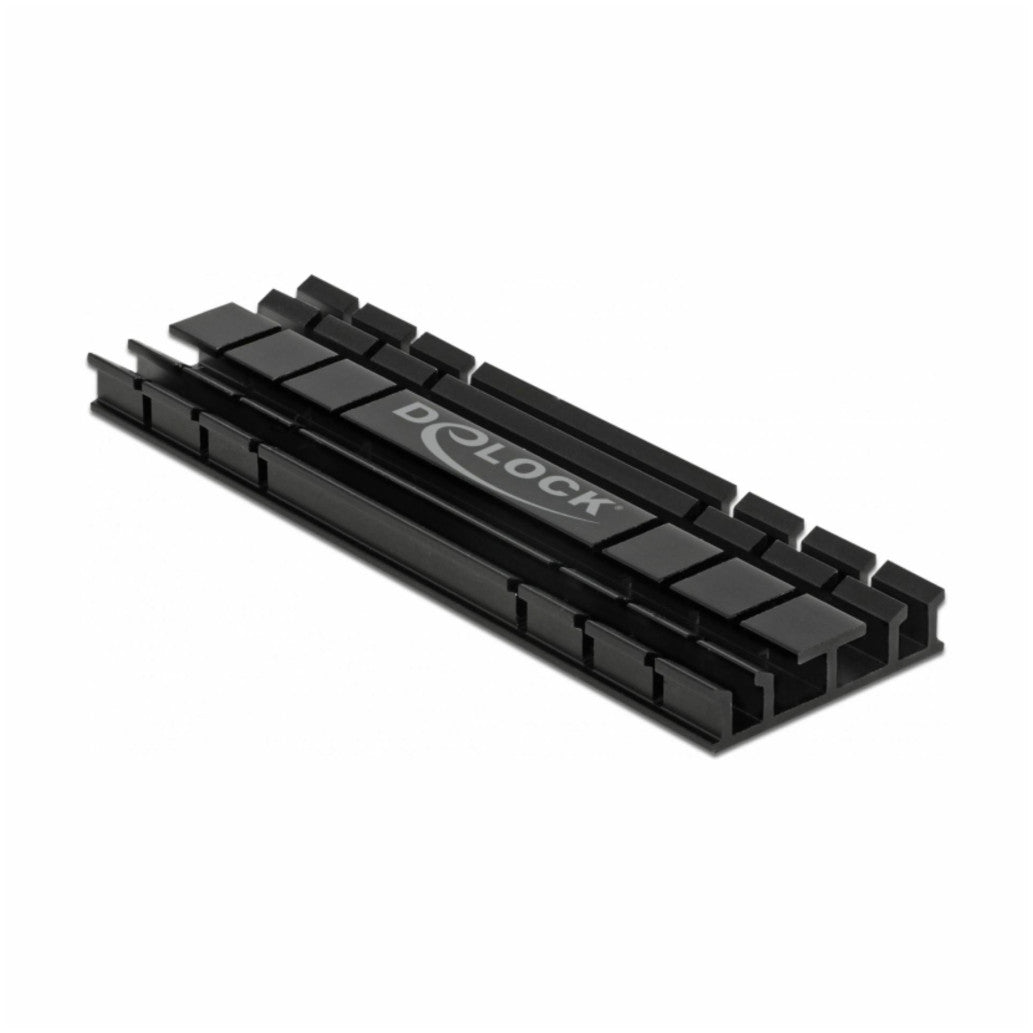Hladilnik pasivni za disk M.2 NVME SSD 70mm črn Delock (18285)