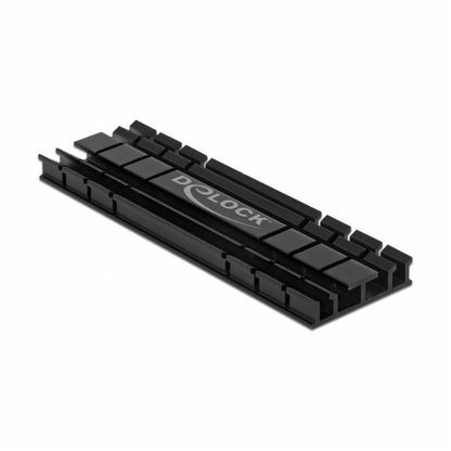 Hladilnik pasivni za disk M.2 NVME SSD 70mm črn Delock (18285)