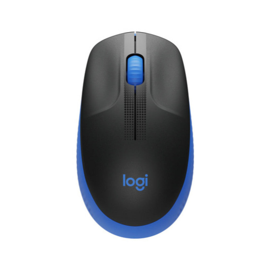 Miš Logitech brezžična optična za notesnike M190 modra (910-005907)