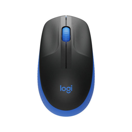 Miš Logitech brezžična optična za notesnike M190 modra (910-005907)
