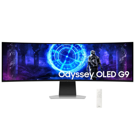 Monitor Samsung 124,5 cm (49,0") S49DG954SU 5120x1440 Curved Gaming Tizen 240Hz OLED 0,03ms HDMI Mini-HDMI DisplayPort Mini-DP USB-C 2xUSB-C-Out HAS Zvočniki 2x5W  DCI-P3-99% FreeSync Premium PRO BT W