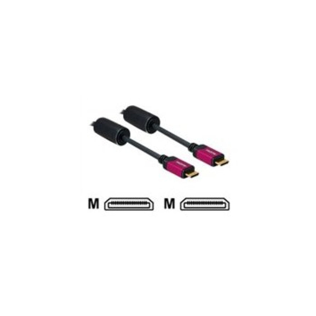 Kabel HDMImini(m)=>HDMImini(m)1.3b  5,00m zlati kontakti, feritni filti (69901)