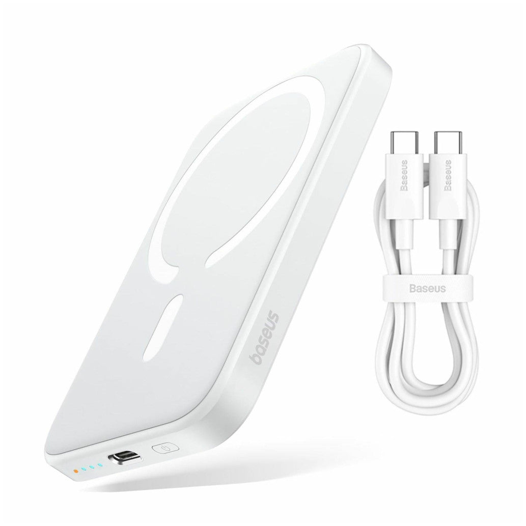 Prenosna baterija Baseus 6.000mAh 20W MagSafe mini bela (PPCXM06A)