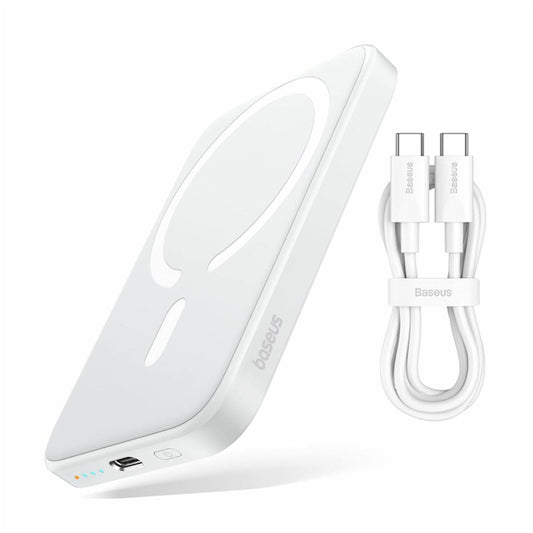 Prenosna baterija Baseus 6.000mAh 20W MagSafe mini bela (PPCXM06A)