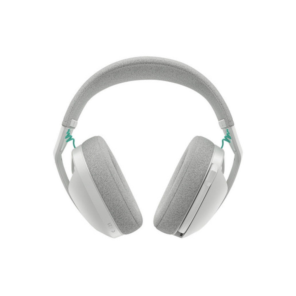 Slušalke brezžične Logitech naglavne z mikrofonom BT/ USB Lightspeed G321 bele USB-C polnjenje Gaming (981-001569)