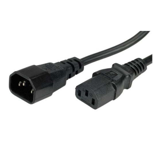 KABEL NAPAJALNI 220V podaljšek C13 - C14 1,80m EURO LogiLink (CP091)