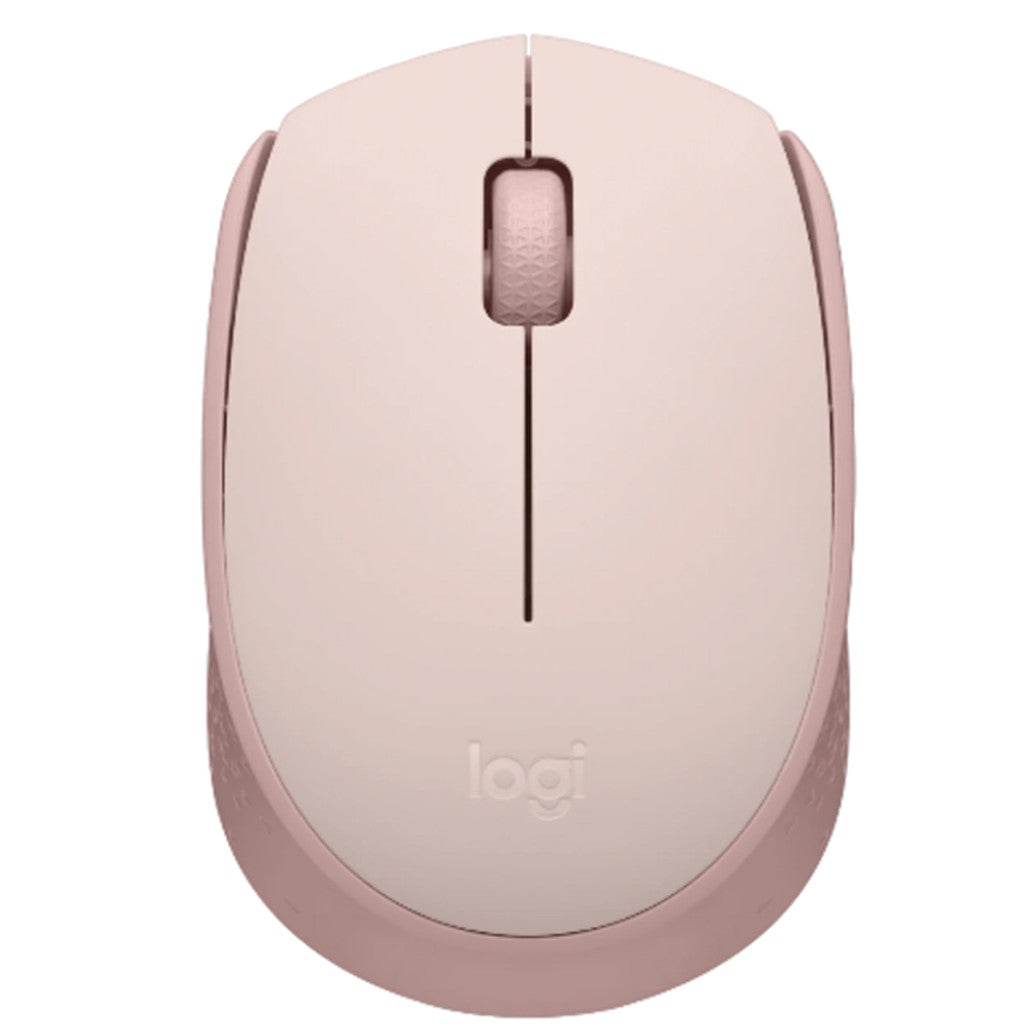 Miš Logitech brezžična optična za notesnike M171 roza nano