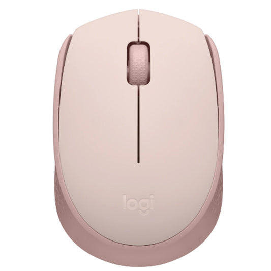 Miš Logitech brezžična optična za notesnike M171 roza nano