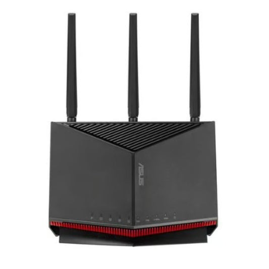 Usmerjevalnik brezžični Asus RT-BE86U WiFi7 802.11be BE6800 10000Mbit/s MU-MIMO 4xLAN 3x antena (90IG08W0-MO9A0V)