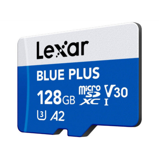Spominska kartica SDXC 128GB Lexar BLUE PLUS 170MB/s/U3 V30 UHS-I A2 +adapter (LMSBLPL128G-BNANG)