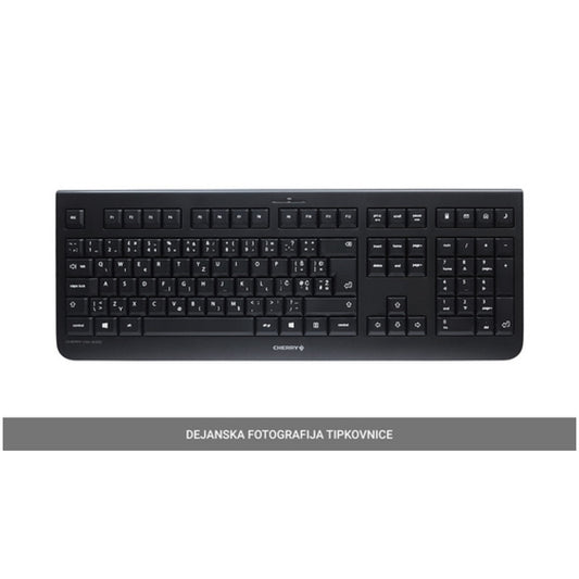 Tipkovnica brezžična Cherry KW 3000 SLO | SLO gravura črna (JK-3000GB-2)