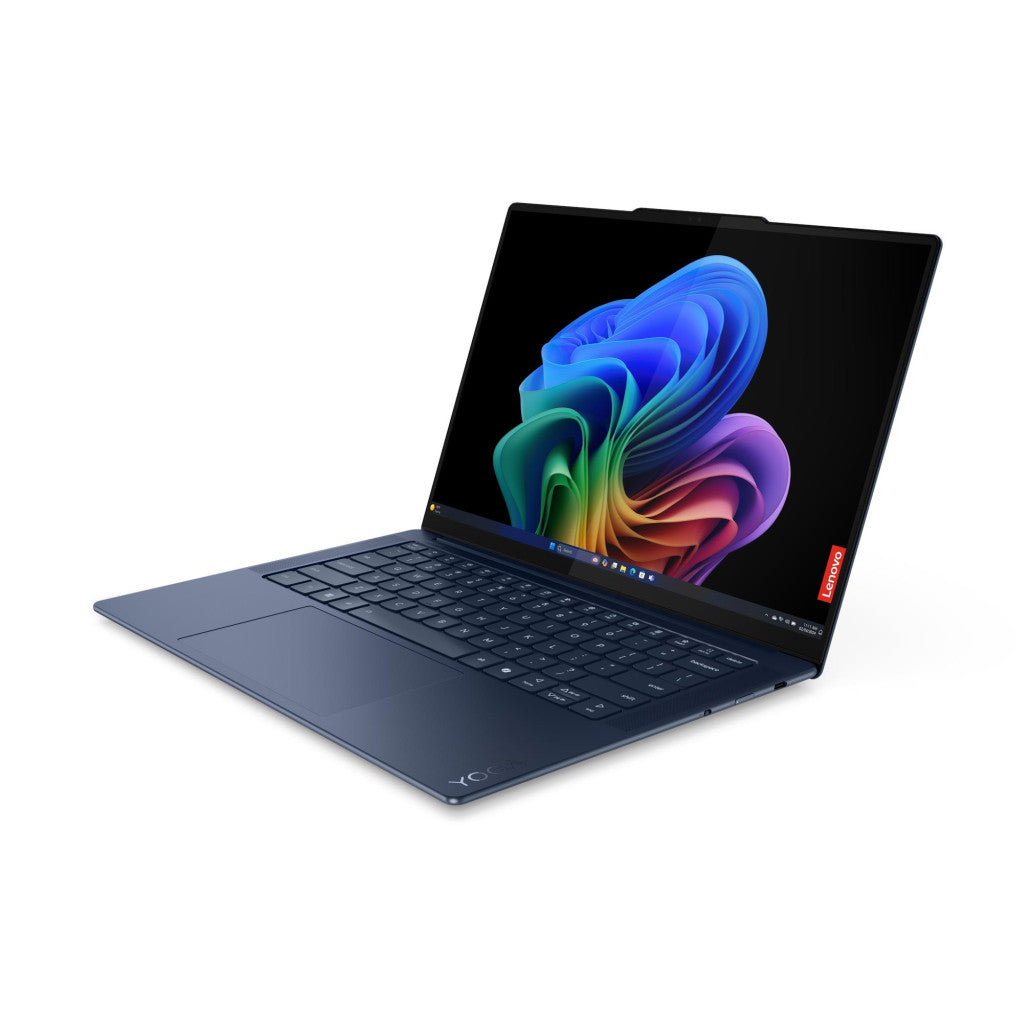 Prenosnik Lenovo 36,8 cm (14,5") Yoga 7 2944x1840 OLED na dotik 500nit 90Hz Snapdragon® X Elite/16GB/SSD1TB/BL/AI Chip: 45 TOPs/ALU/Qualcomm Adreno GPU/Win11Home (83ED0047RM)