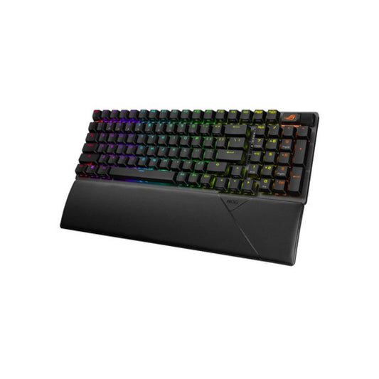 Gaming Tipkovnica brezžična, USB Asus ROG Strix Scope II 96 US | črna RGB (90MP037A-BKUA01)
