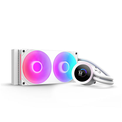 Vodno hlajenje NZXT Kraken Plus - 240mm RGB bela (RL-KR240-W2)