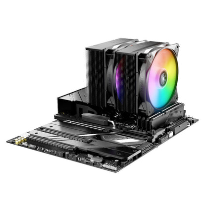 Zračni hladilnik be quiet! Pure Rock Pro 3 LX - 34,9 dB 155mm RGB črna (BK043)