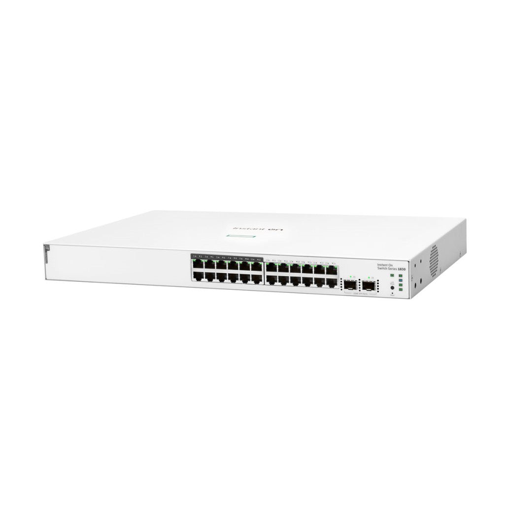 STIKALO 24-PORT 2xSFP HP Aruba Switch IOn 1830 100/1000 Rack 195W  12xPoE+ (JL813A)
