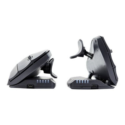 Miš brezžična ergonomska Unimouse Contour za desničarje črna (CDUMBK11001)
