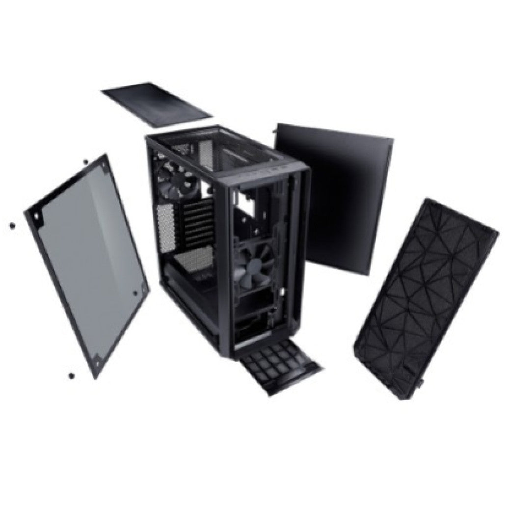 Ohišje Fractal Design Meshify C Blackout MidiATX - črna