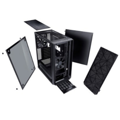 Ohišje Fractal Design Meshify C Blackout MidiATX - črna