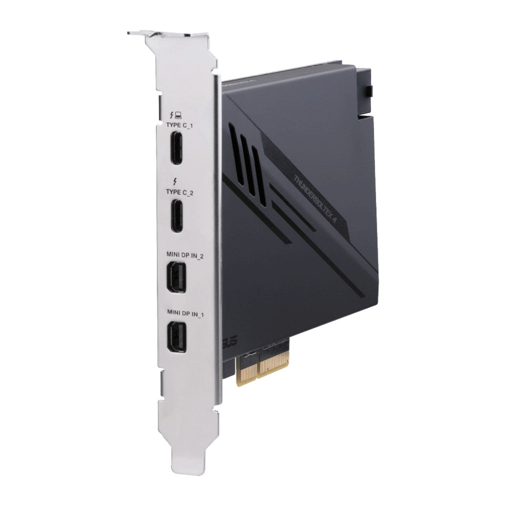 Kontroler Asus  PCI-Express => ThunderboltEX 4 Card PCIe 3.0 2xUSB-C/Thunderbolt4 2xMini-DP (90MC09P0-M0EAY0)